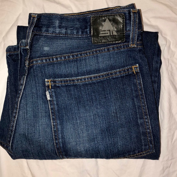 Men's Levi's Silver tap low and loose jeans dark wash - Picture 11 of 13